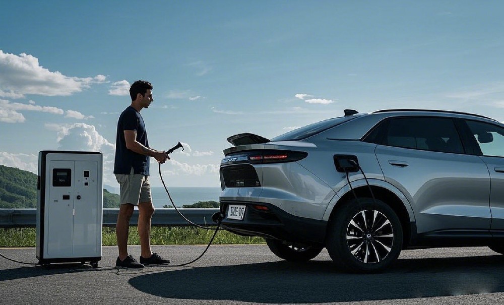 Super Convenient! DC Mobile Charger Revolutionizes Your EV Charging Experience!